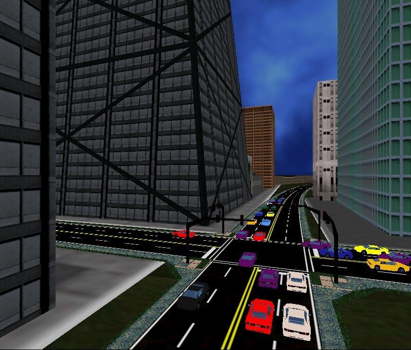5 But in graphics database, a lot of buildings and mountains have been added.