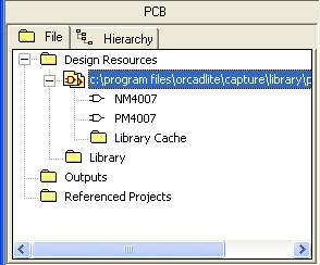 Editing the Part Symbol a. Open OrCad Capture. b. Go to the FILE/OPEN/LIBRARY menu. Browse for the location of the newly created file (e.g. ESE216LIB.OLB). Click OK.