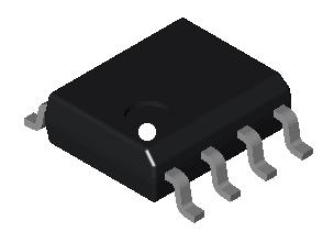 8V @ 00mA Schottky and MOSFET incorporated into single power surface mount SO-8 package Electrically independent Schottky and MOSFET pinout for design flexibility Low Miller Charge SO-8 General