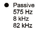 sonde's operating frequency. In the passive mode the transmitter is not active.