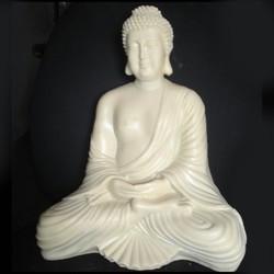 Thani_2 Buddha In Meditation In Resin