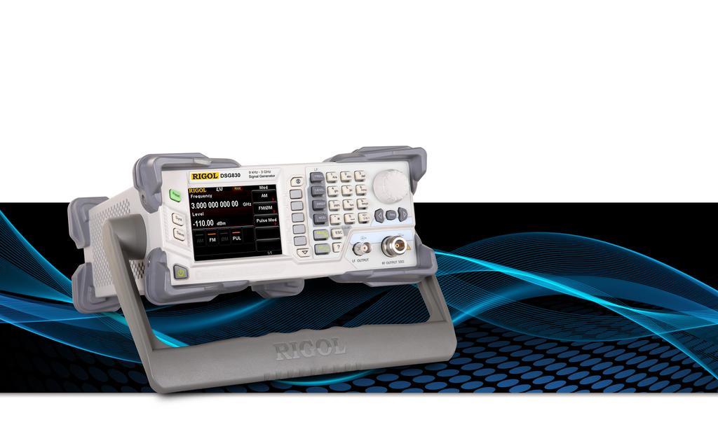 DSG800 Series RF Signal Generator Highly cost-effective economical RF signal generator Up to -105 dbc/hz