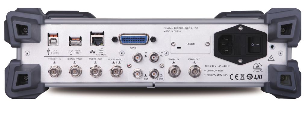 DSG3000 Series RF Signal Generator Preset/View/Help 4.