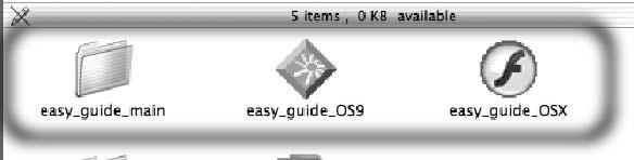 Viewing the Easy Scanning Guide (Macintosh) Insert the Nikon Scan 4 Reference Manual/Easy Scanning Guide CD and double-click the easy_ guide_osx icon (Mac OS X) or easy_guide_os9 icon (Mac OS 9).