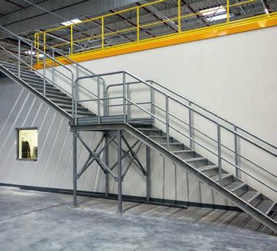 High-quality materials and customised design ensure meeting the current criteria of safety by the steel stairs.