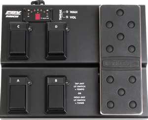 Appendix B: FBV Foot Controllers B 8 EXP 1 and EXP 2 with Pedal 2 Connected When a 2nd Expression Pedal (such as a Line 6 EX-1 Expression Pedal) is connected, the on-board Pedal remains mapped to