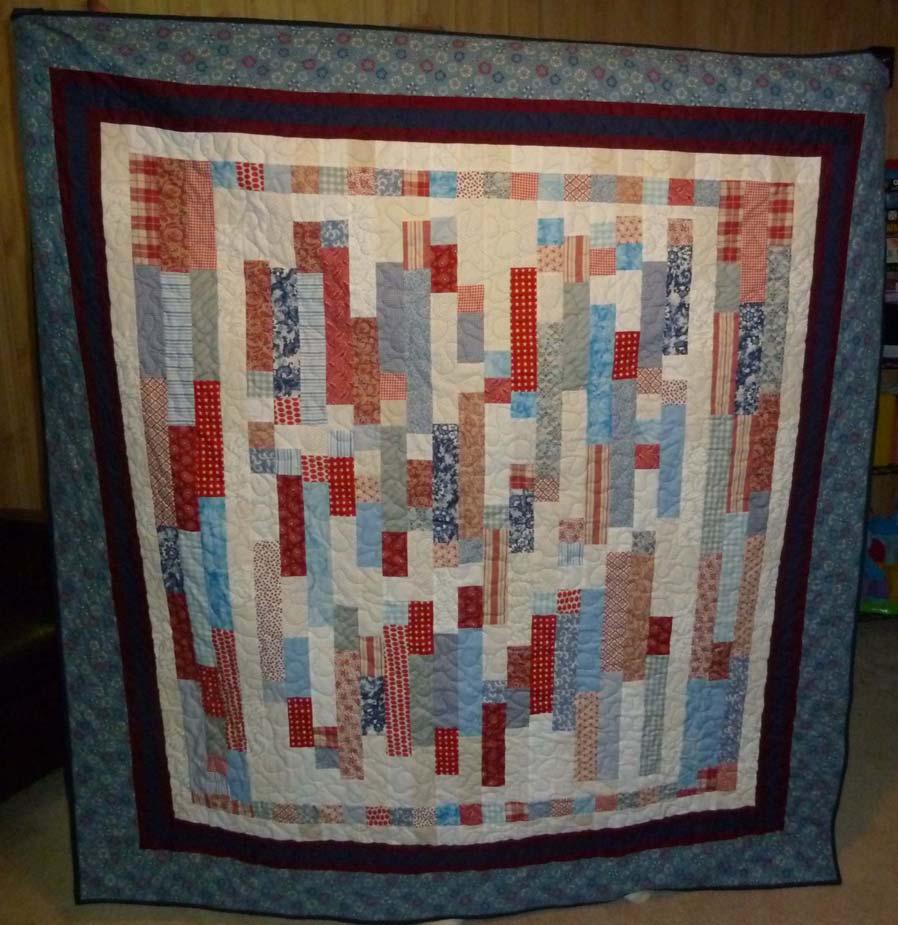 This lovely quilt s creator prefers to remain anonymous!