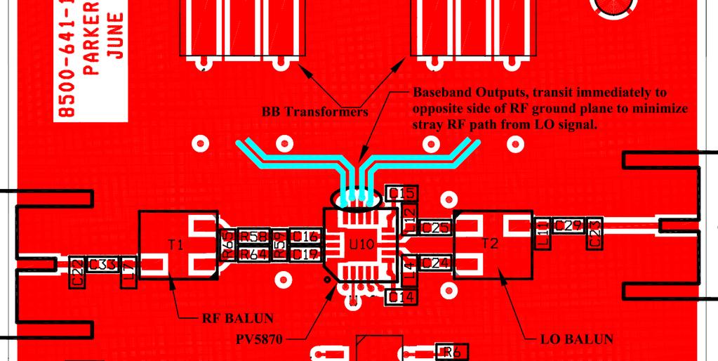 Layout considerations To realize the full potential of the PV5870 careful attention must be paid the circuit layout topology.