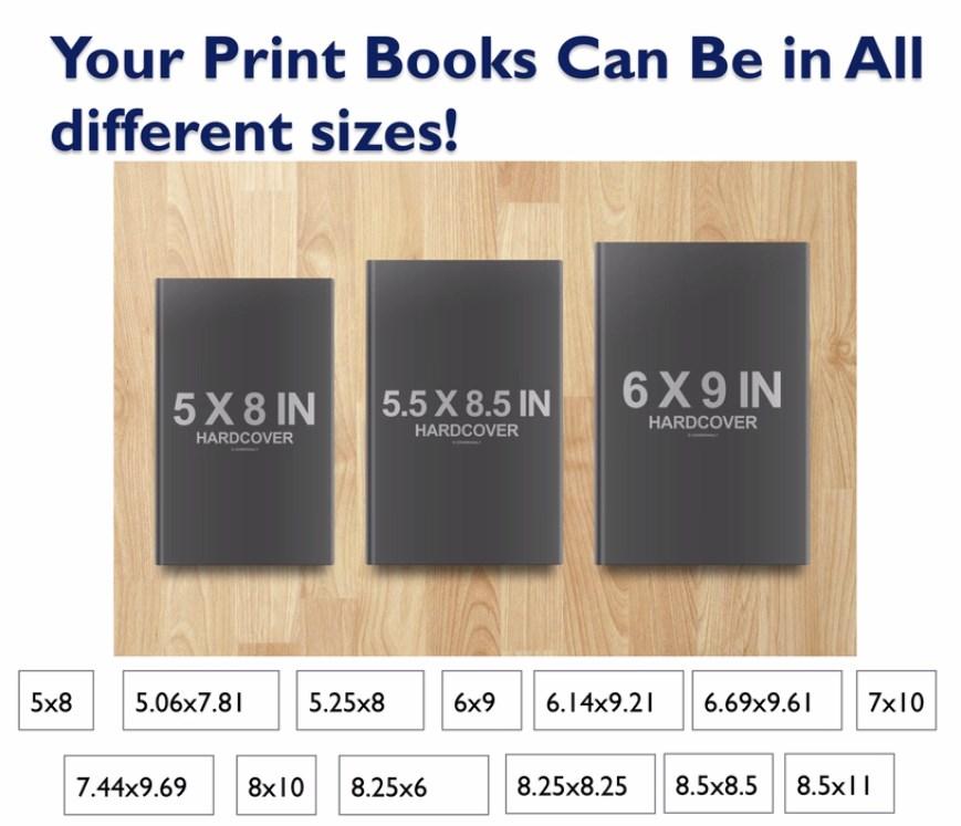 Chapter structures Print books can be of any