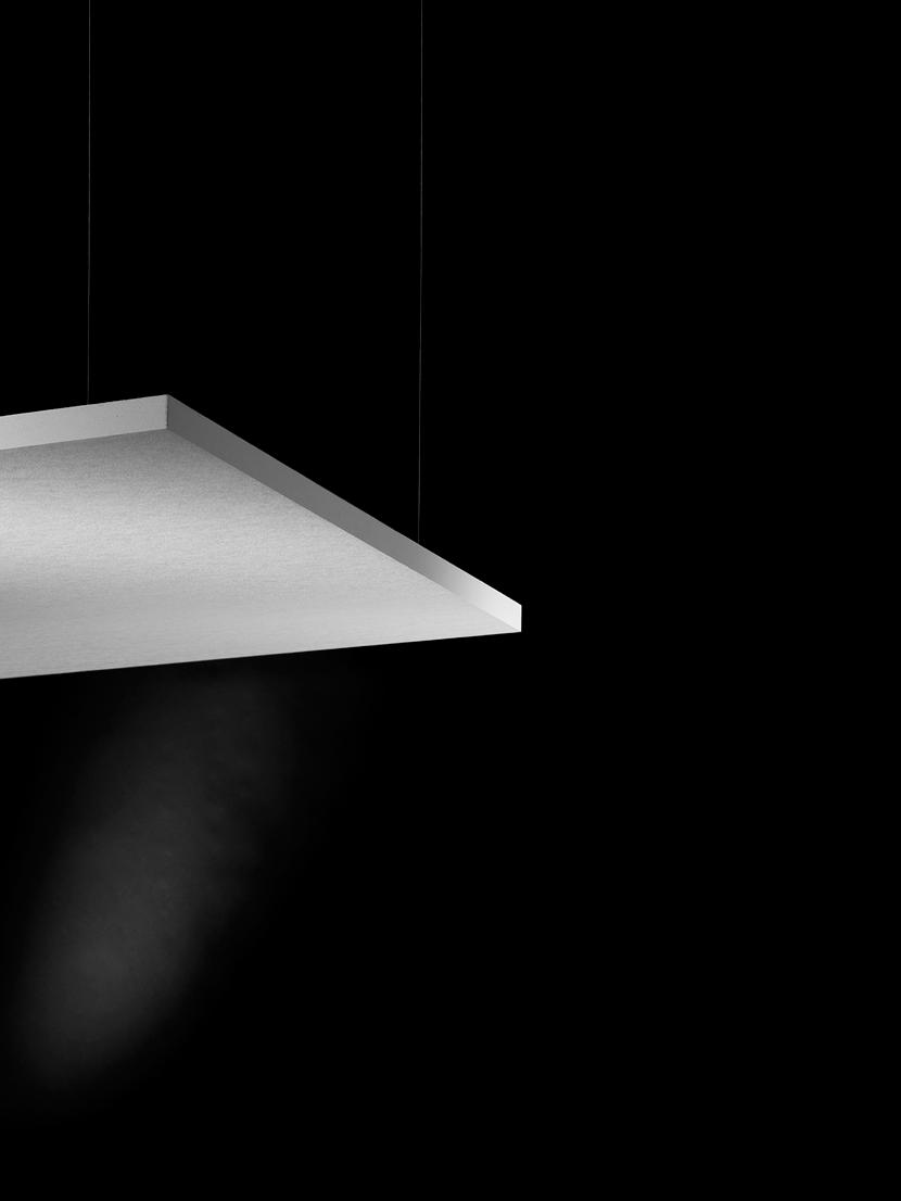 Lighting Ecophon Solo can successfully be combined with different types of lighting. Both integrated and pendant. Find out more on page 14-15.