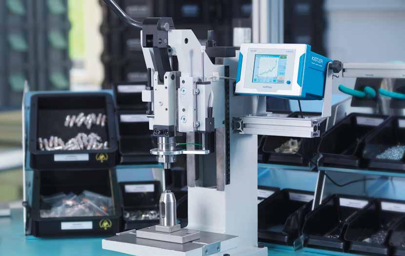Solution Packages for Manually Operated Presses Thanks to solution packages from Kistler, quality control using force-displacement monitoring can now be integrated for manually or pneumatically