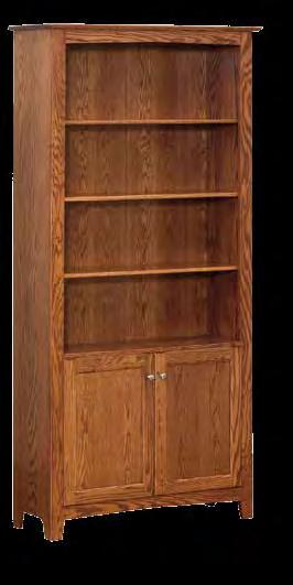 Bookcases 33 4284D 7' Bookcase with Doors 42"w x