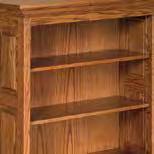 Bookcase 36"w x 13"d x 72"h With 4 adjustable shelves + 1