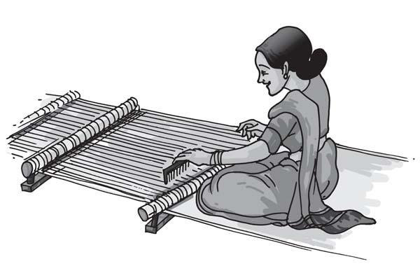 The looms are either hand operated or power operated. Knitting Have you noticed how sweaters are knitted?