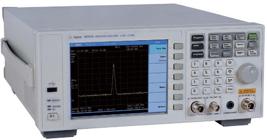 N9320A Spectrum Analyzer Low-cost manufacturing Whatever type of consumer or general-purpose RF electronics devices or components you are manufacturing, you know that spectrum analysis provides