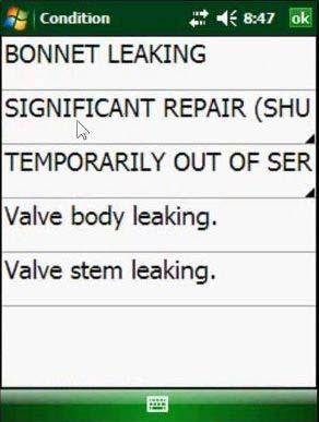 Does LeakDAS Mobile have the ability to manage and report open-ended lines? Yes it does, through the condition notes. For instance, I m monitoring a valve right now.