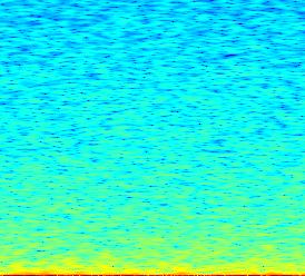 Followed by that, db noise is added to the word hello and spectrograms are generated by the conventional method and by the filter bank method.