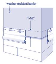 Determine the lowest point of the wall that will be sided; from that point, measure up 1/4 less than the width of the starter trim and partially drive a nail at one corner.