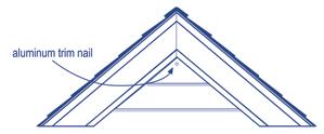 Horizontal siding installation Finishing a gable end To install around gable ends, make a pattern that duplicates the slope of the gable: Lock a short piece of siding into the gable starter course (i.
