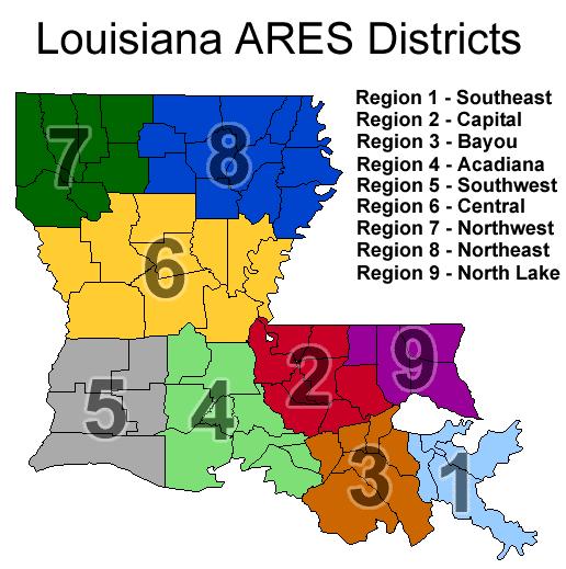 ARES Organization Louisiana Section Manager, Gary Stratton, k5gls@arrl.org, (318) 286-1601 Louisiana Section Emergency Coordinator, Jim Coleman, ai5b@arrl.