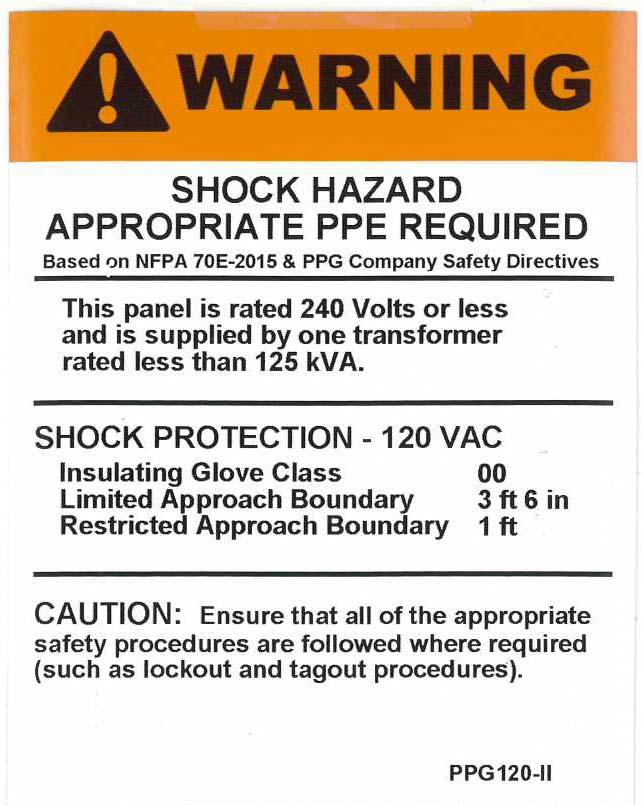 less than 125 kva. (These labels are optional. See Section 1.