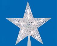 15923 11"Bethlehem Star Tree Top 2-Sided