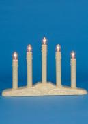 Pack, 9" Electric Candle Brass
