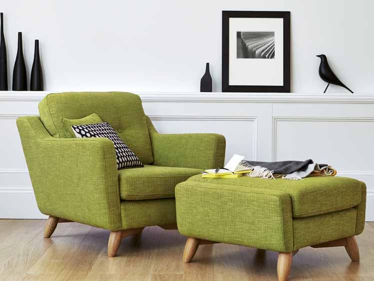 COSENZA A stylish upholstery collection with retro undertones, deep buttoning in the back cushions creates