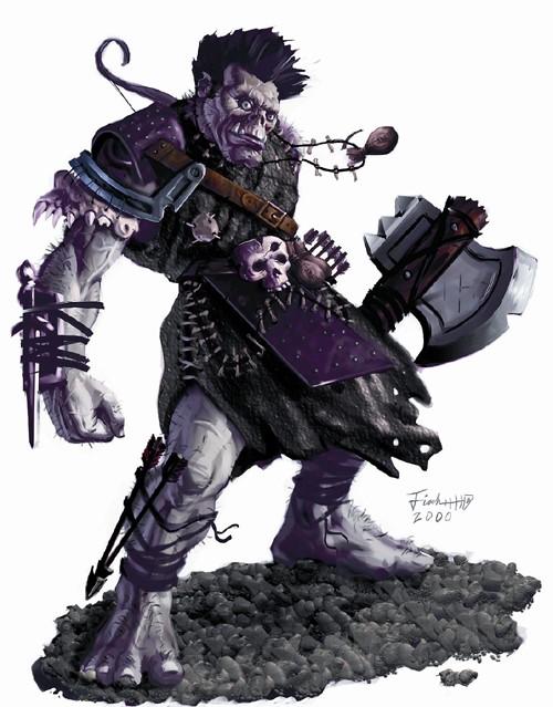 Dungeons & Dragons 5.0-EZ - More Races and Classes Half-Orc Half-orcs have powerful builds and greenish or grayish skin.