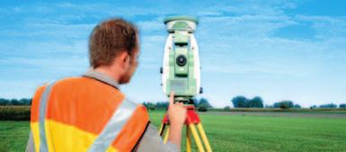 GPS fully integrated into total station With the entire software in the total station, all TPS and GPS operations are controlled via the TPS keyboard.