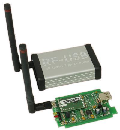RF-USB Multi-Channel USB RF Transceiver The RF-USB subassembly is a serial data is radio a serial transceiver radio transceiver modem that can enables easily wireless be used data with communication