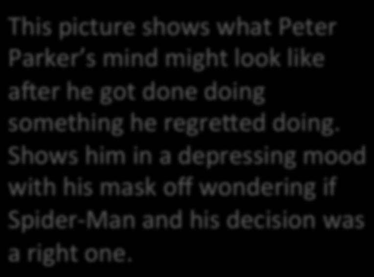 It took Peter only seconds aser he commihed the crime that he his regression came into his consciousness and he