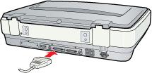 Conectarea scanerului Urmaţi aceşti paşi pentru a conecta scanerul la computerul dvs. sau la alt dispozitiv SCSI.