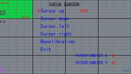 Move the gun s curser to any zone on screen to test(zone A to zone N).