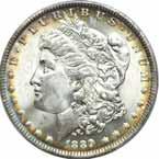 Crisp white luster and a sharp strike.......... #118634 $329.00 1885-S. PCGS. MS-64. Crisp white luster and a sharp strike.......... #203937 $599.00 1885-S. PCGS. MS-64+. CAC.