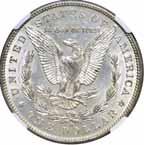www.coastcoin.com Order Toll Free 1-800-638-8869 1894. PCGS. MS-63. The 110,000 mintage is the second lowest for a business strike in the series and just 10,000 more than the 93-S.