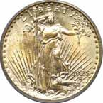 Vibrant deep gold luster & P.Q. for the grade!. #217350 $1879.00 1909/8. PCGS. MS-63. Minimally abraded with crisp straw-gold luster and a sharp strike.................. #227446 $3950.00 1910. PCGS. MS-64+.