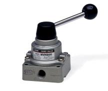 Air Controls Operating Valves HV operating valves are three position manually operated pneumatic valves that direct air flow to open and close air chucks.