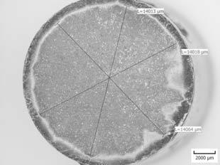 cavitaţie, (x8)  5 Analiza structurală a probei (microscopul electronic cu baleiaj (SEM),