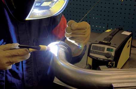 Welding and cutting technology TIG manual welding Tungsten inert gas welding is one of the gas-shielded arc welding processes.