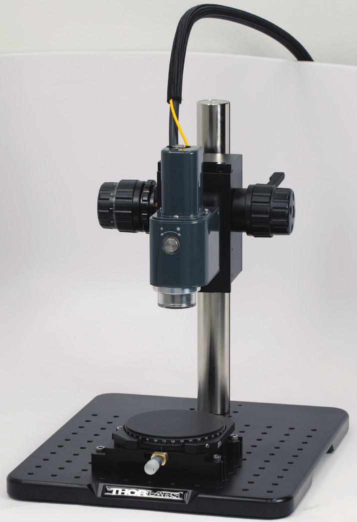 System Stand Features n n n Aluminum Breadboard Provides Adaptable Work Surface Breadboard Base has Side Grips and Recessed Feet for Easy Lifting and Transportation of the Stand Includes a Sample
