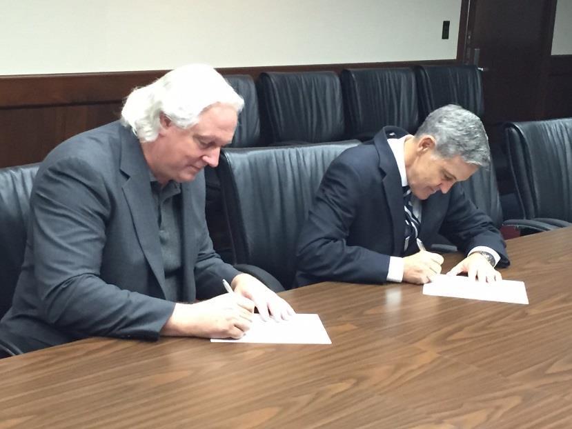 NASA LVX System Partnership: Space Act Agreement On July 30, 2015 Kennedy Space Center Director, Bob Cabana, and LVX Board Chairman and CEO, John Pederson,