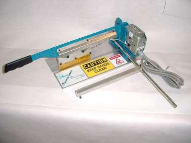 Unit Specifications Wax Cutter Power supply: 120Vac Base Dimensions: 16 x 8 Gate Length Gauge: 2.5 to 15.