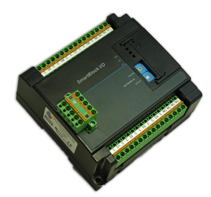SmartBlock I/O Module - HE579DAC107/HE579DAC207 8/4 Channel Current and Voltage Output 0-5V / 0-10V / 4-20mA / 0-20mA - CsCAN 1.