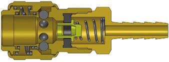 D-Series Automatic Industrial Interchange Coupler (Standard Hose Barb) 1/4" 2DS2-B 1/4" brass $13.06 2.90 73.7 0.98 24.9 11/16" 0.27 10 100 1/4" 2DS2-S 1/4" 303 stainless 73.62 2.90 73.7 0.98 24.9 11/16" 0.27 10 100 1/4" 2DS3-B 3/8" brass 15.