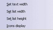 Customizing Toolbars You can customize the appearance of some fields in the following properties toolbars: Styles, Graphic Properties, Text Properties, Dimension Properties. 1.