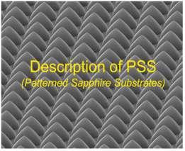 Example: LED Requirements for PSS Patterned Sapphire Substrate Epitaxy Effiency Beam