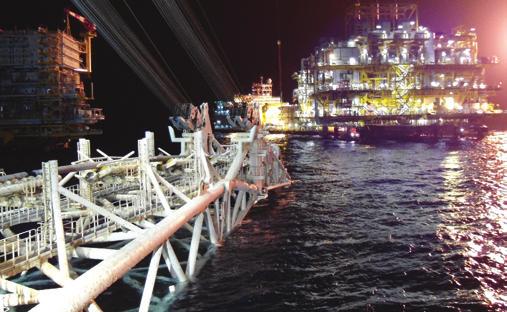 Subsea 7 s workscope included the construction and of 12 miles of 6 /10 pipe-in-pipe and the of the control umbilical and rigid jumpers.