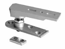 hold open (both directions). Specify 90 or 105 (A) Adjustable closing and latch speeds Includes 608011 bottom pivot Frame stop is required. See Door Control Accessories, page 8 #60131.