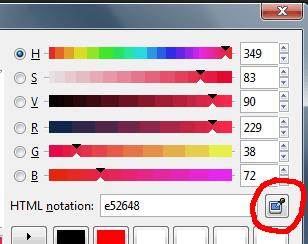 Specifying the hue, saturation, and brightness of a color is an alternative to the RGB (red, green, blue) method of describing a color.